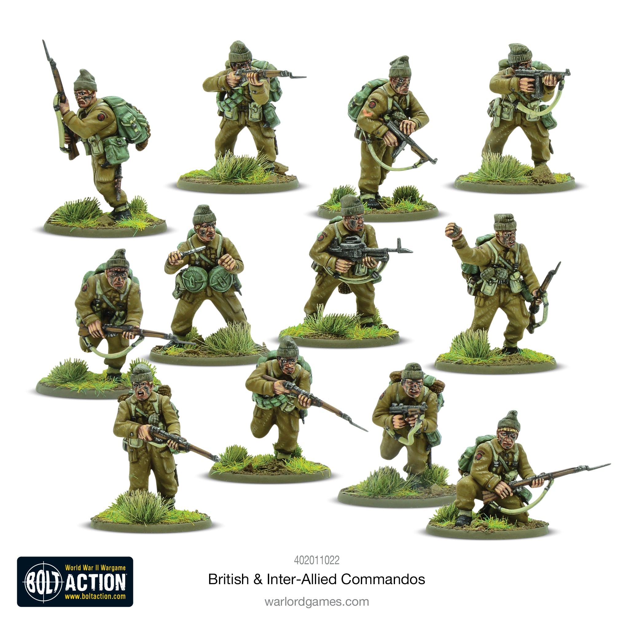 British & Inter-Allied Commandos - Bolt Action