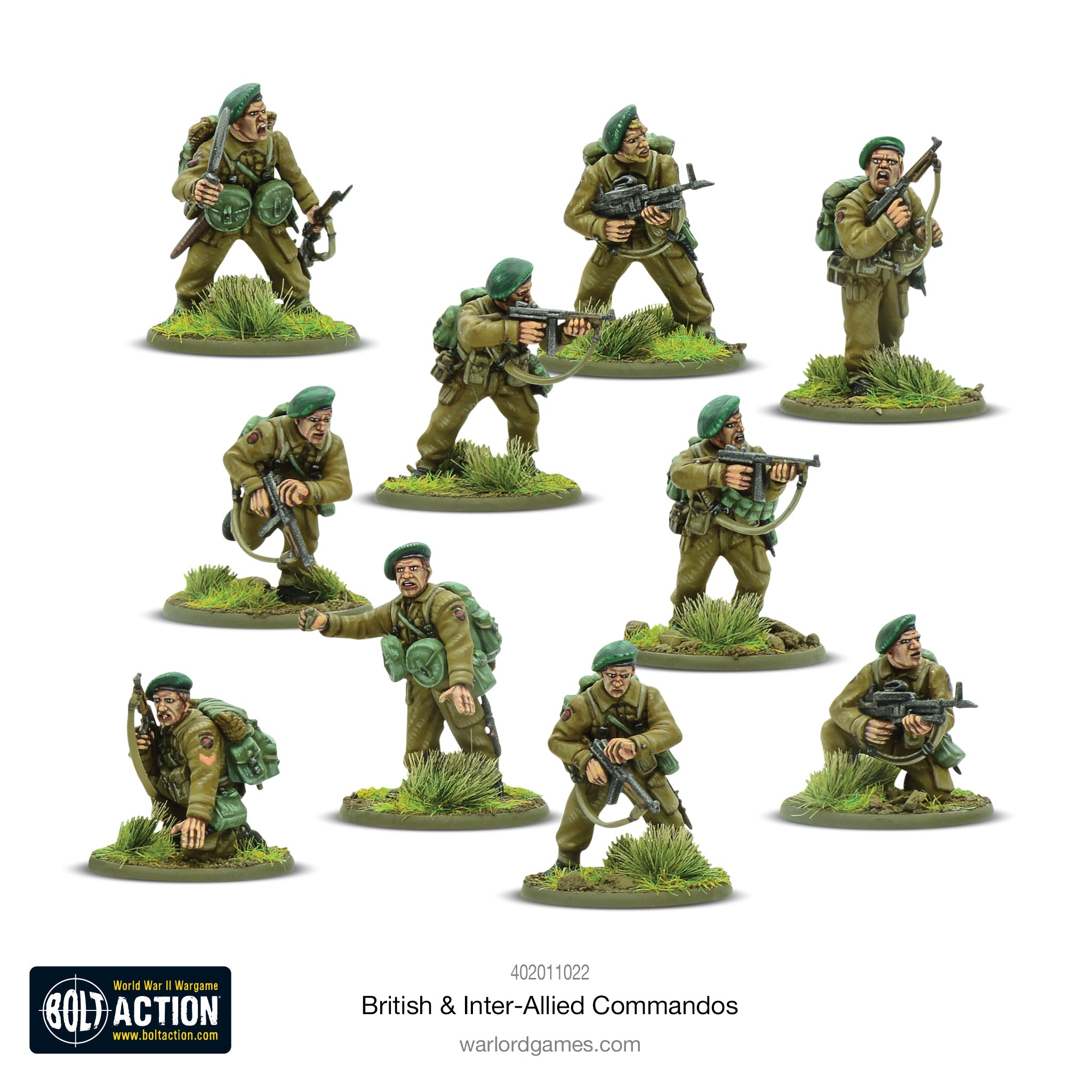 British & Inter-Allied Commandos - Bolt Action