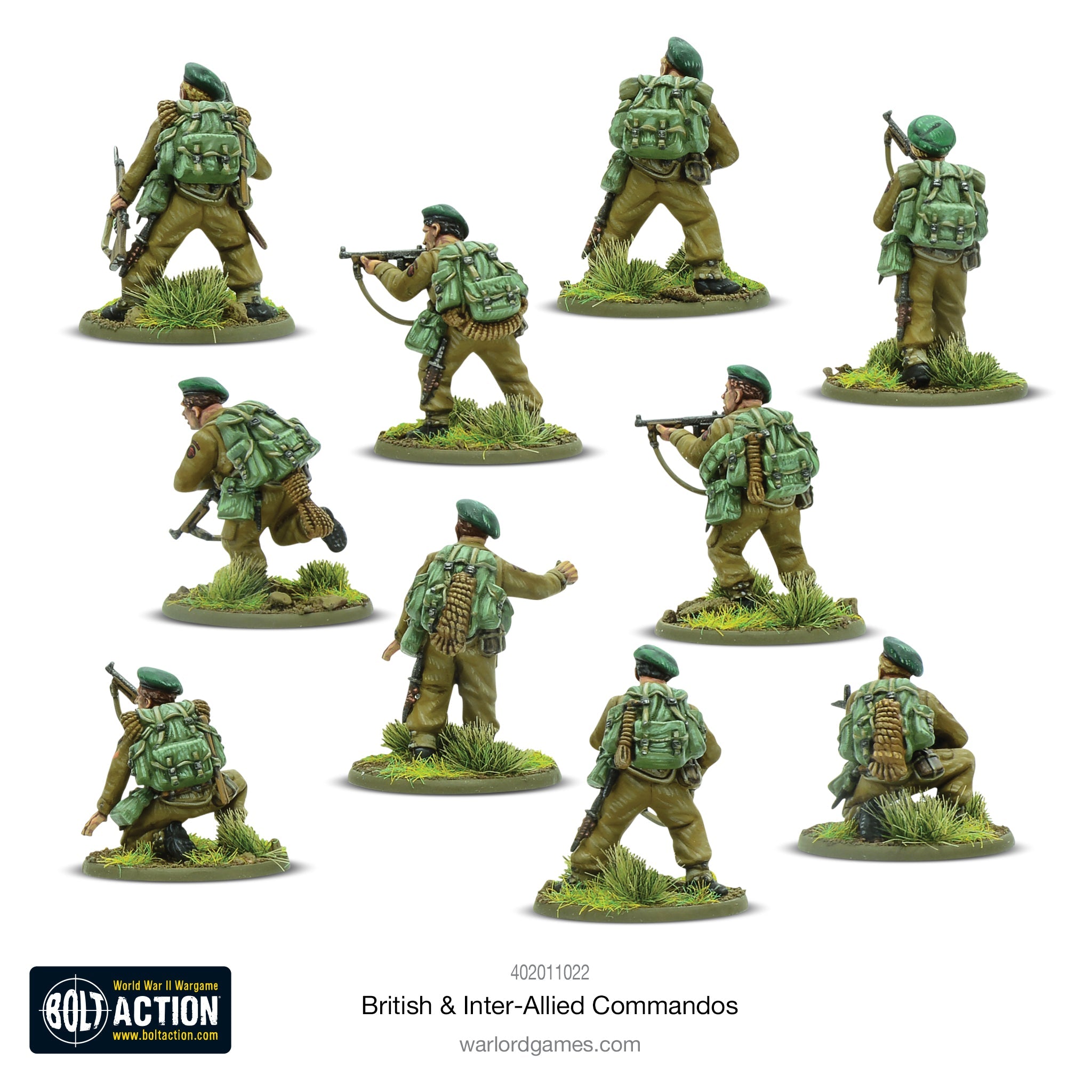 British & Inter-Allied Commandos - Bolt Action