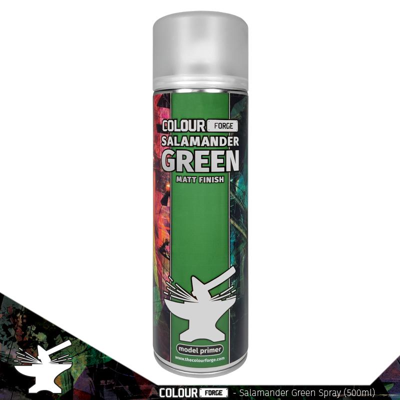 Colour Forge Spray Paint: Salamander Green (500ml)