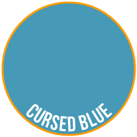 Cursed Blue Paint - Two Thin Coats - 0
