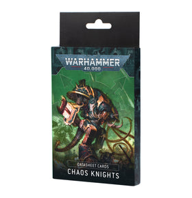 Datasheet Cards: Chaos Knights - Warhammer 40k