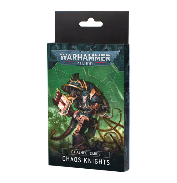 Datasheet Cards: Chaos Knights - Warhammer 40k
