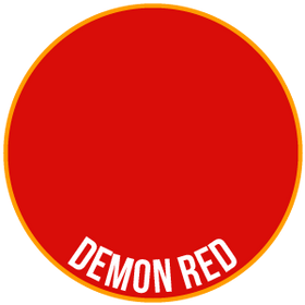 Demon Red Paint - Two Thin Coats - 0