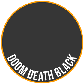 Doom Death Black Paint - Two Thin Coats - 0