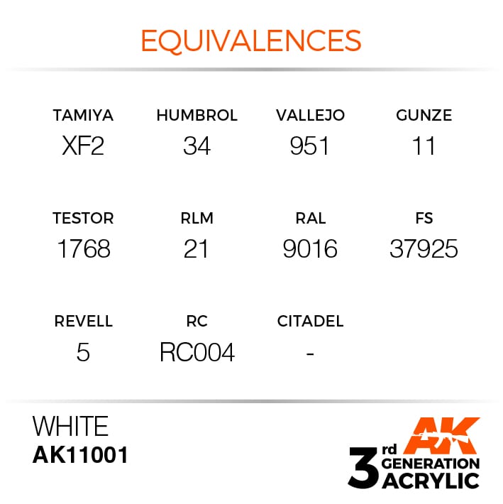 AK Interactive 3g White 17ml