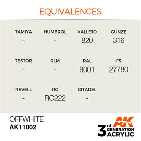 AK Interactive 3g Off White 17ml