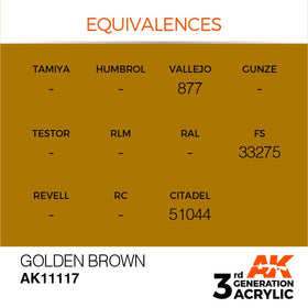 AK Interactive 3g Golden Brown 17ml