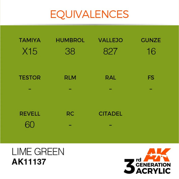 AK Interactive 3g Lime Green 17ml