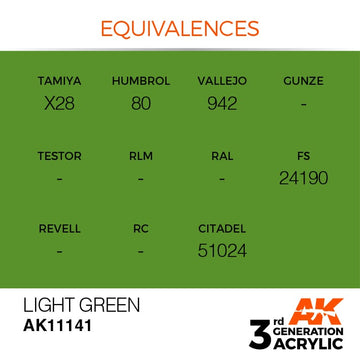 AK Interactive 3g Light Green 17ml