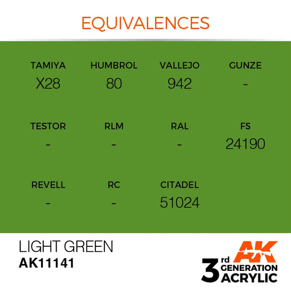 AK Interactive 3g Light Green 17ml