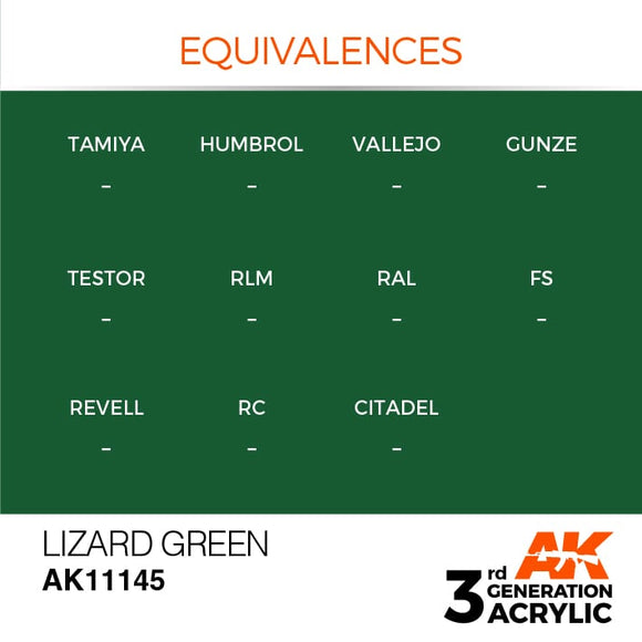 AK Interactive 3g Lizard Green 17ml