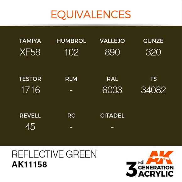 AK Interactive 3g Reflective Green 17ml