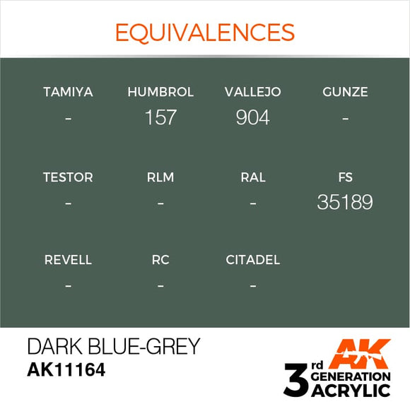 AK Interactive 3g Dark Blue-Grey 17ml