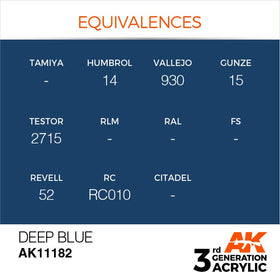 AK Interactive 3g Deep Blue 17ml