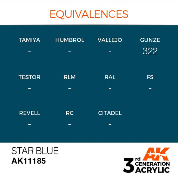 AK Interactive 3g Star Blue 17ml