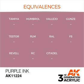 AK Interactive 3g Purple Ink 17ml
