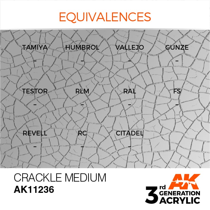 AK Interactive 3g Crackle Medium 17ml