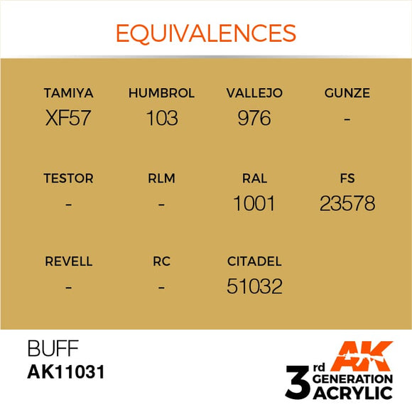 AK Interactive 3g Buff 17ml