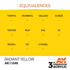 AK Interactive 3g Radiant Yellow 17ml