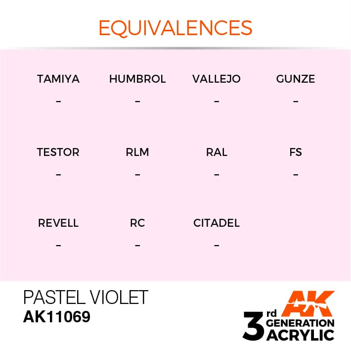 AK Interactive 3g Pastel Violet 17ml