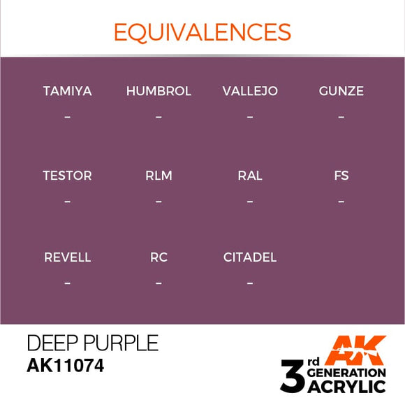AK Interactive 3g Deep Purple 17ml
