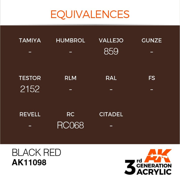 AK Interactive 3g Black Red 17ml
