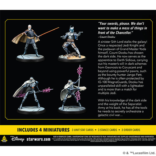 Star Wars Shatterpoint: Twice the Pride (Count Dooku Squad Pack) - 0