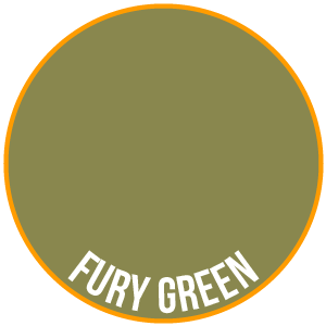 Fury Green Paint - Two Thin Coats
