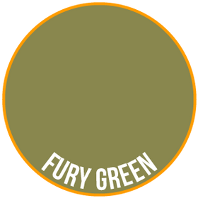 Fury Green Paint - Two Thin Coats - 0