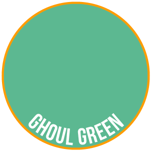 Ghoul Green Paint - Two Thin Coats