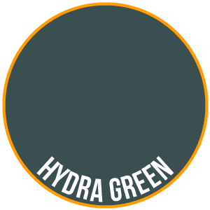 Hydra Green Paint - Two Thin Coats