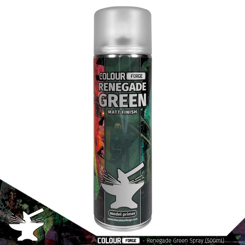 Colour Forge Spray Paint: Renegade Green (500ml)