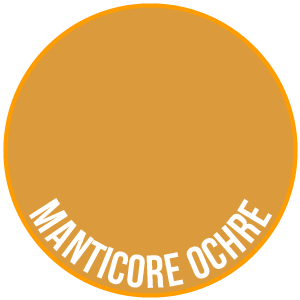 Manticore Ochre Paint - Two Thin Coats