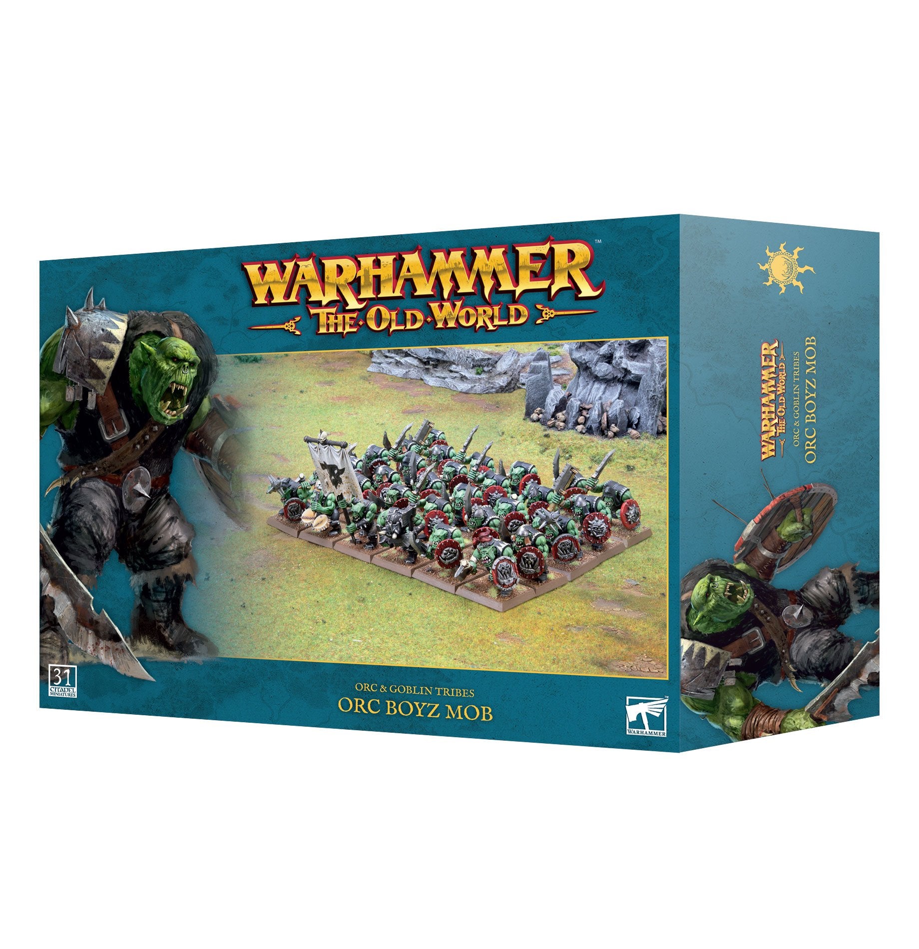 Warhammer The Old World: Orc & Goblin Tribes Orc Boyz Mob