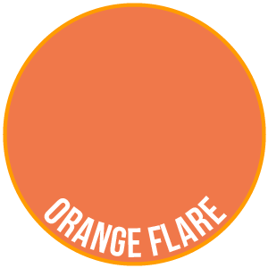 Orange Flare Paint - Two Thin Coats