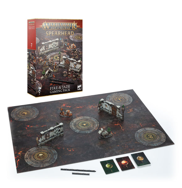 Age Of Sigmar: Fire & Jade Gaming Pack - Games Workshop