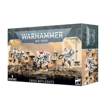 T'au Empire: XV8 Crisis Battlesuits Team