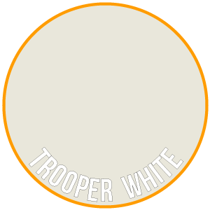 Trooper White Paint - Two Thin Coats