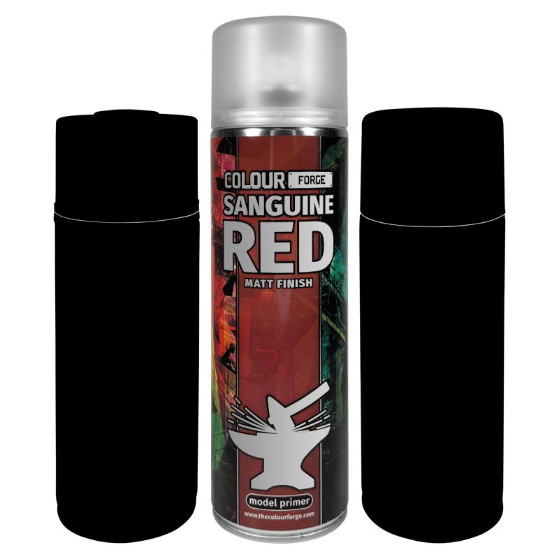 Colour Forge Spray Paint: Sanguine Red (500ml)