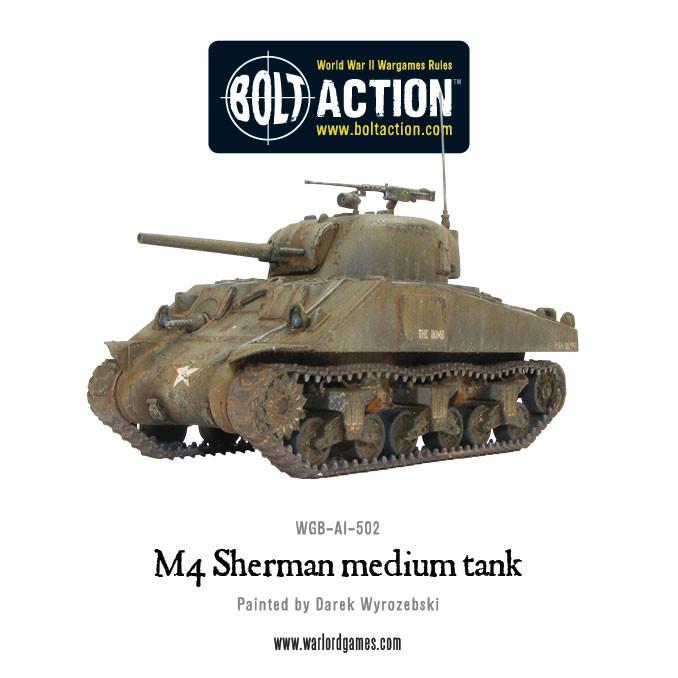 M4 Sherman Medium Tank (Plastic)