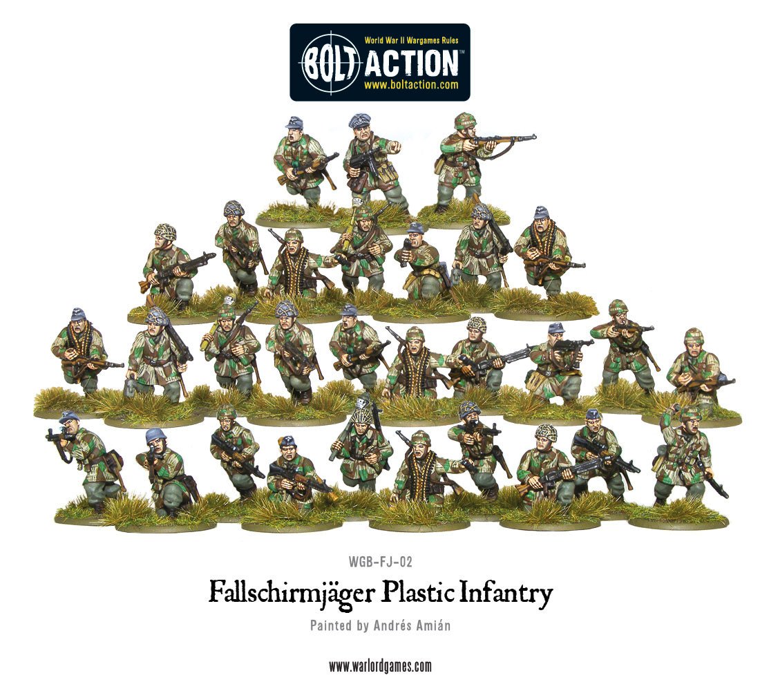 Fallschirmjager (Plastic Box) - Bolt Action