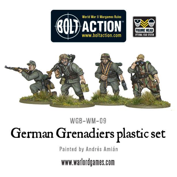 German Grenadiers Plastic Box Set - Bolt Action