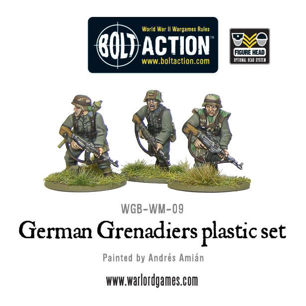 German Grenadiers Plastic Box Set - Bolt Action