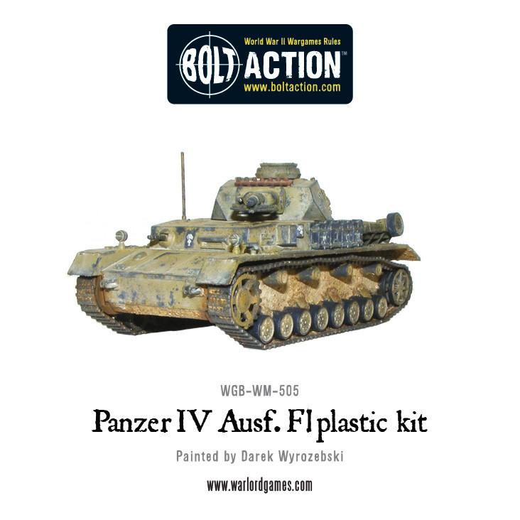 Panzer IV Ausf. F1/G/H Medium Tank (Plastic) - Bolt Action