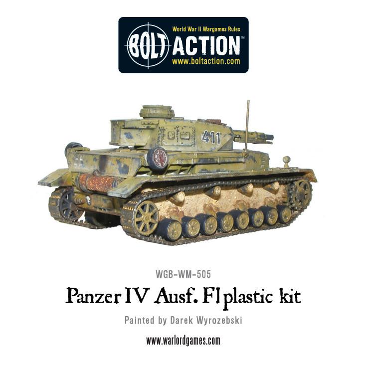 Panzer IV Ausf. F1/G/H Medium Tank (Plastic) - Bolt Action