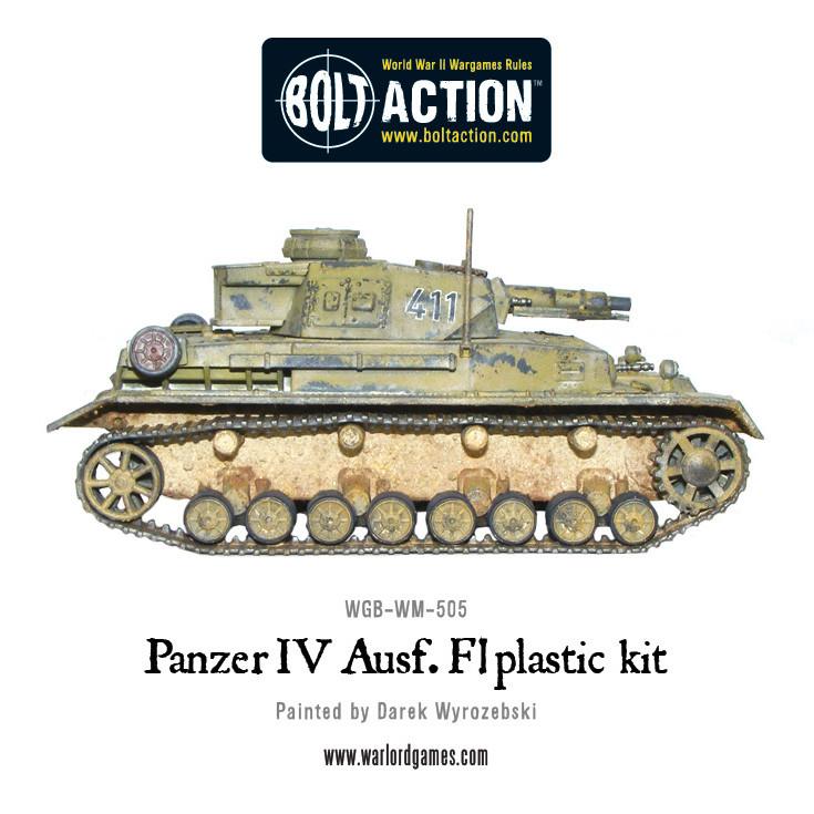 Panzer IV Ausf. F1/G/H Medium Tank (Plastic) - Bolt Action