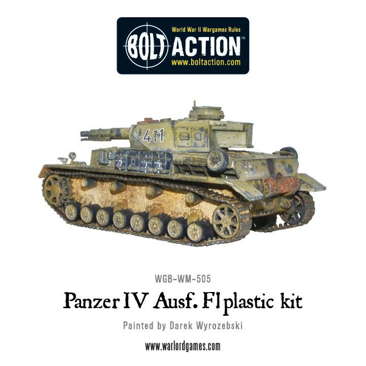 Panzer IV Ausf. F1/G/H Medium Tank (Plastic) - Bolt Action