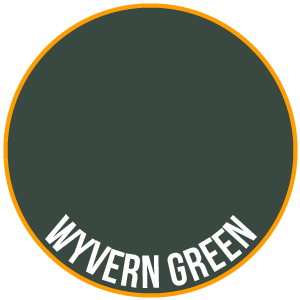 Wyvern Green Paint - Two Thin Coats