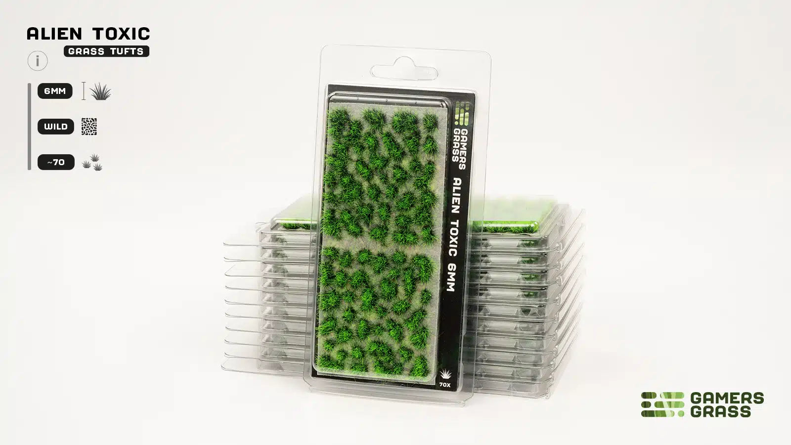 Alien Toxic 6mm Tufts (Wild) - Gamers Grass